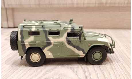 ГАЗ-2330 ’Тигр’, масштабная модель, Автолегенды СССР журнал от DeAgostini, scale43