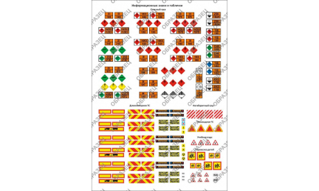 Информационные знаки и таблички, фототравление, декали, краски, материалы, scale0
