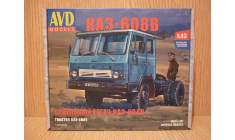 Сборная модель КАЗ-608В AVD Models, сборная модель автомобиля, scale43