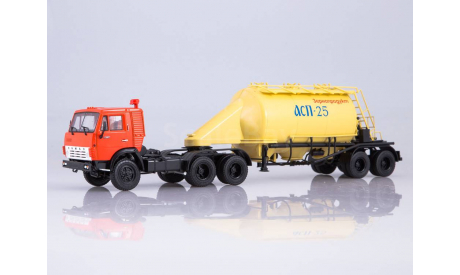 КАМАЗ-54112 с полуприцепом-муковозом АСП-25, масштабная модель, ПАО Камаз, 1:43, 1/43