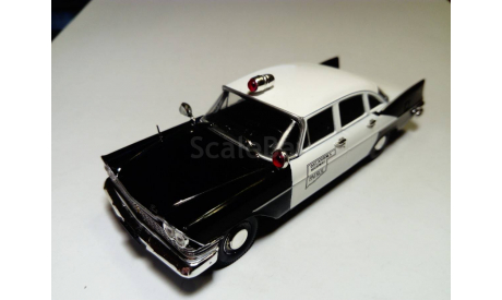 Полицейские Машины Мира №21 Plymouth Savoy, журнальная серия Полицейские машины мира (DeAgostini), ДеАгостини, scale43