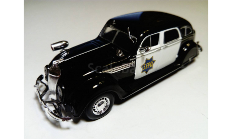 Полицейские Машины Мира №42 - Chrysler Airflow CRS 1936, журнальная серия Полицейские машины мира (DeAgostini), ДеАгостини, scale43