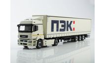 КАМАЗ-5490 с полуприцепом НЕФАЗ-93341, ПЭК, масштабная модель, ПАО КАМАЗ, scale43