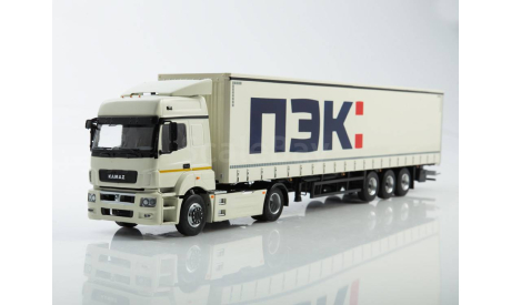 КАМАЗ-5490 с полуприцепом НЕФАЗ-93341, ПЭК, масштабная модель, ПАО КАМАЗ, scale43