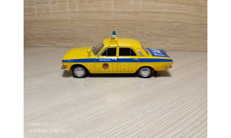 Газ-24 Волга Милиция гаи, масштабная модель, Деагостини, scale43