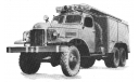 Сборная модель ПМЗ-16, сборная модель автомобиля, ЗиС, D.N.K. (киты), scale43