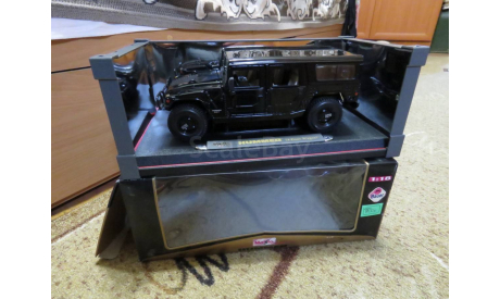 1/18 Maisto Black Hummer H1, масштабная модель, 1:18