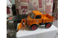 1:18 Schuco MB Unimog 401 Froschauge mit Schneepflug, масштабная модель, 1/18