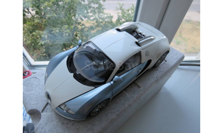 1:18 Autoart Bugatti Veyron EB16.4 Blue/Ice Pearl #70908, масштабная модель, 1/18