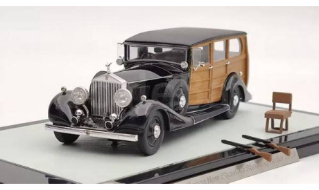 Rolls-Royce New Phantom Shouting Brake - 1928 - Black, масштабная модель, GLM, scale43