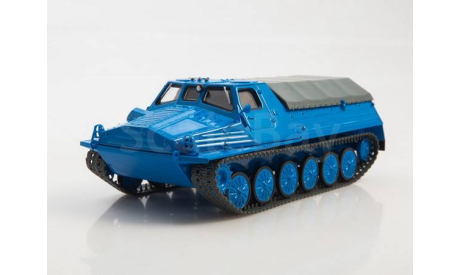 ГТ-Т Гусеничный Транспортёр-Тягач - синий, масштабная модель, Автоистория (АИСТ), scale43