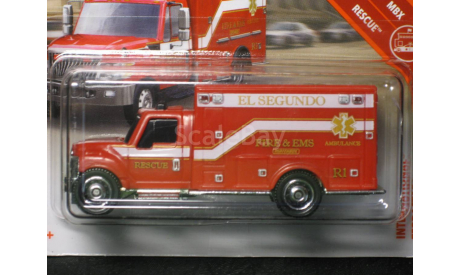 Matchbox MBX rescue International Terrastar Fire 2018 Таиланд, масштабная модель, scale0