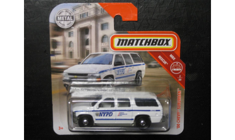 Matchbox MBX rescue Chevrolet Suburban 1999 Таиланд, масштабная модель, scale0