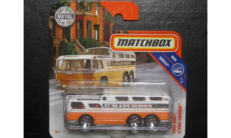 Matchbox MBX service 1955 GMC Scenic cruiser 2017 Таиланд, масштабная модель, scale0