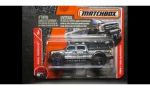 Matchbox MBX rescue Ford F-350 Superduty Police 2016 Таиланд (Sb), масштабная модель, scale0