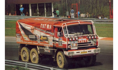 Кит Татра Дакар 1987г . № 616., сборная модель автомобиля, scale43