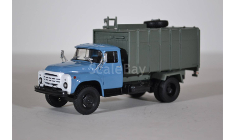 Мусоровоз с боковой загрузкой КО-413 (ЗИЛ-130),, масштабная модель, scale43
