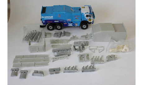 Кит № 8 -Камаз Дакар № 648 (техничка Дакар 2003), сборная модель автомобиля, scale43