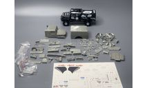 Транс Кит Камаз Дакар (капотник) № 2, сборная модель автомобиля, scale43