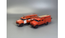 Кит пожарная  АН-30 (130) -64, сборная модель автомобиля, ЗИЛ, scale43