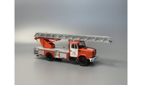 Кит № 5 пожарная АЛ -31 (4331)+кабина 4331, сборная модель автомобиля, зил 4331, 1:43, 1/43