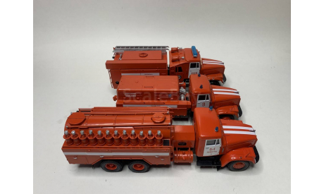 Кит Краз Пожарный ПНС 100  (СССР-Россия), сборная модель автомобиля, zzz400, 1:43, 1/43