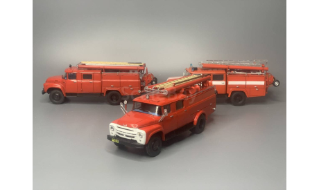 Кит Пожарный АЦ-30(130)-63, сборная модель автомобиля, ДНК, scale43