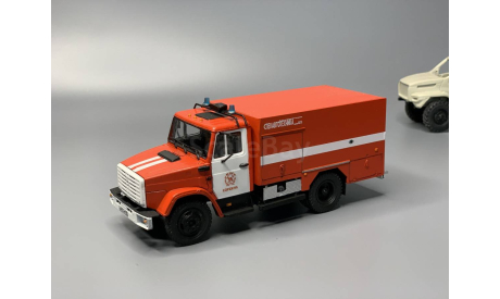 Кит пожарный автомобиль АР-0,8 1.2-3(433362), сборная модель автомобиля, scale43, зил 4333