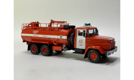 Кит Краз 260 АЦ -8(пожарная)., сборная модель автомобиля, scale43