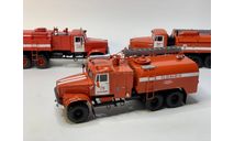 Кит- Краз пожарный  АЦ 9(255) . Верхнепашино № 79 ., сборная модель автомобиля, scale43