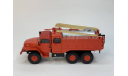 Кит  Пожарная автоцистерна АЦ-30 (375) 1963 г., сборная модель автомобиля, 1:43, 1/43