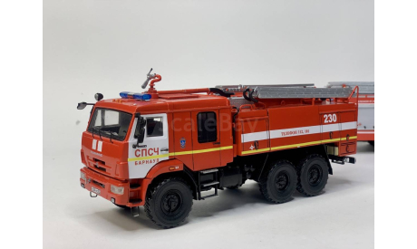 Кит Камаз АЦ8-40(70) 43118 пожарный., сборная модель автомобиля, scale43