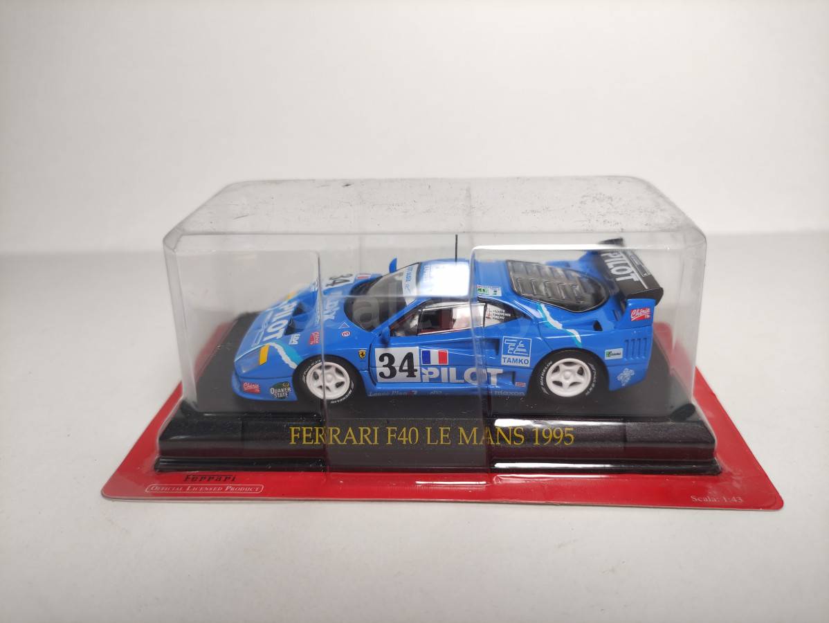 Ferrari F40 Le Mans 24h 1995 #34 `Pilot` (without Case) (Diecast Car