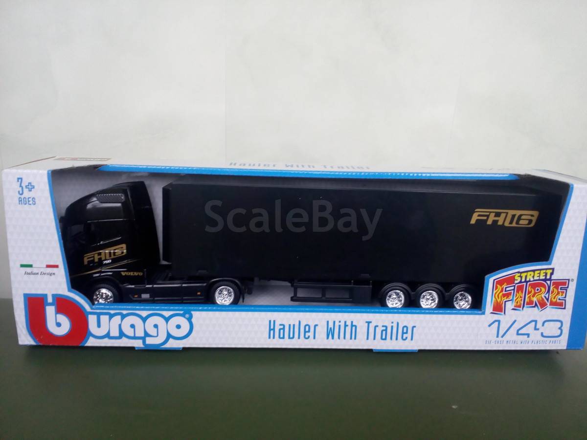 Bburago B18 31461T Street FIRE HAULERS Met Aanhangwagen Gegoten Vrachtwagen Volvo Fh16 Globetrotter 750 Xxl 1 43 Schaal Verzamelbaar Speelgoedmodel Verschillende Ontwerpen En Kleuren 751422130
