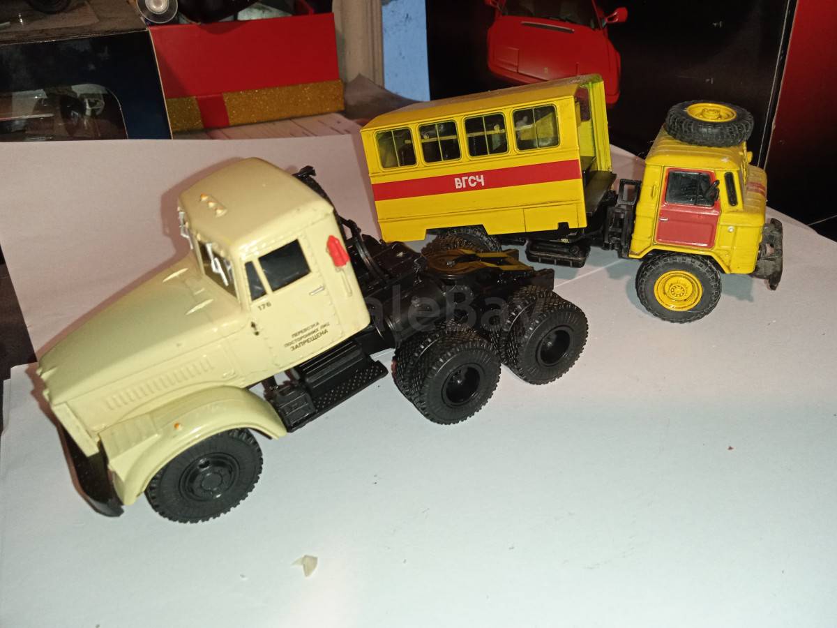 ГАЗ- 66- Краз 256 | Аукцион масштабных и сборных моделей