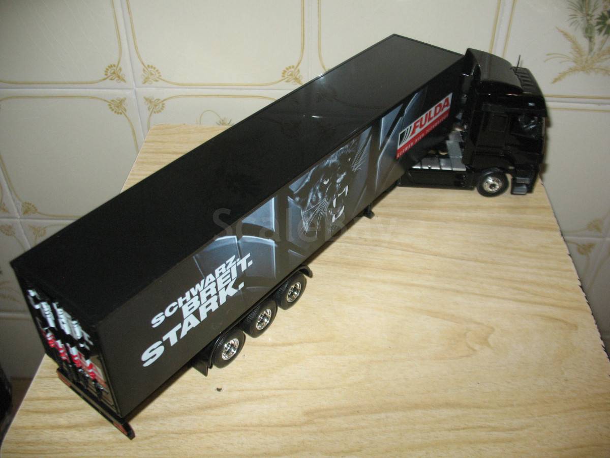 Schuco 1/43 Mercedes Benz Axor Koffersattelzug - Fulda 3409051 - Edition Limitée Rare