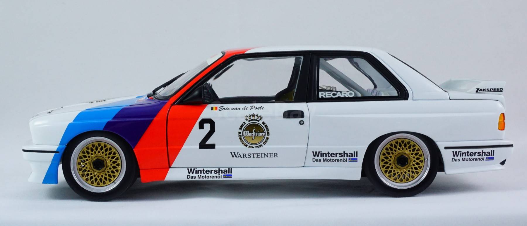 BMW E30 M3 Sport 3-series MINICHAMPS 1:18 - все открывается, руль ...