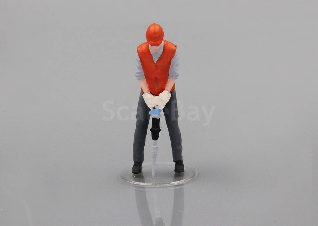 Opus Studio. Фигурка ’Дорожный рабочий с отбойным молотком’ | Аукцион ...