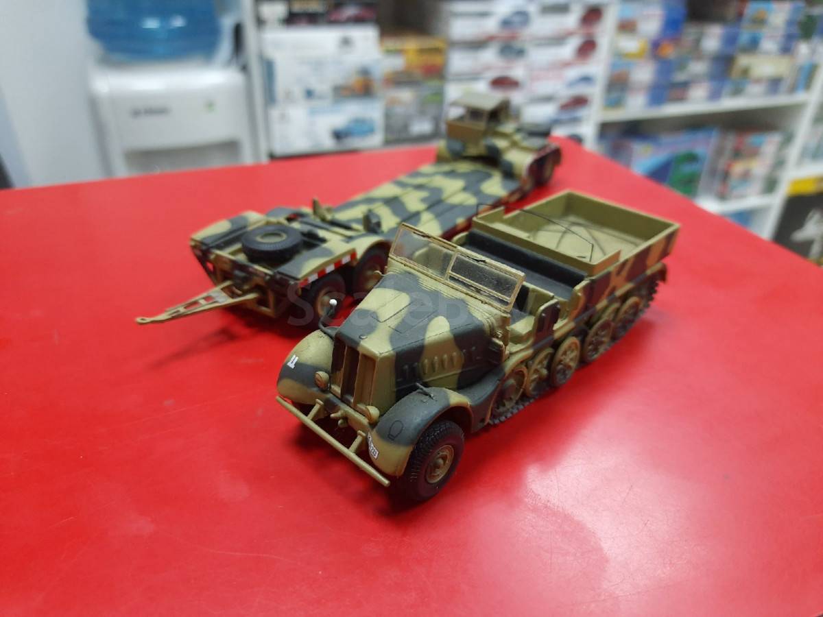 PORTE CHAR Kdo SdKfz. 9 FA MO 1943 + REMORQUE SdAh. 116 ALTAYA 1:72
