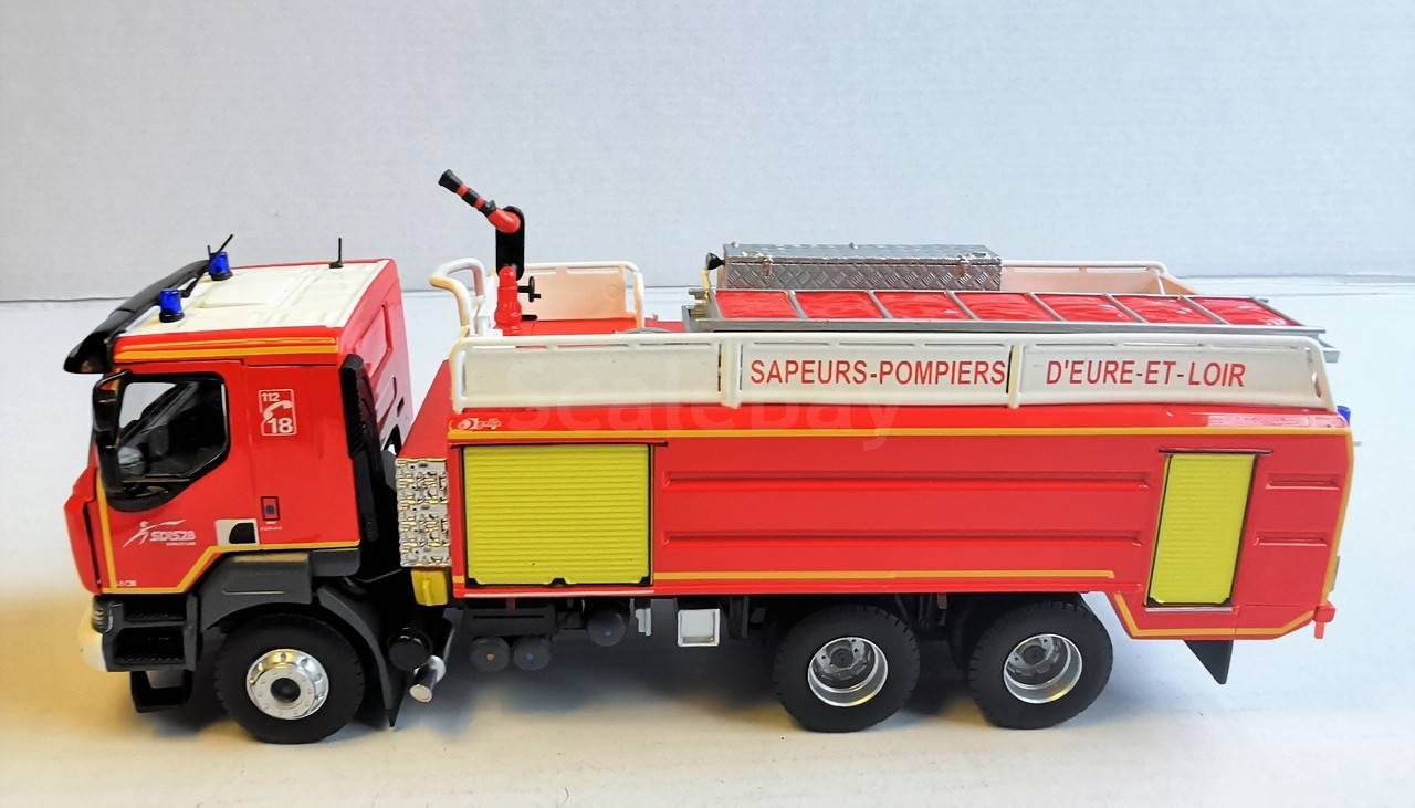 Camion de pompiers - 28 Eure et Loire - RENAULT K 6x4 CCMC Gallin SDIS