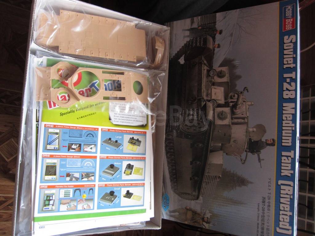 Hobby Boss 83853 Танк Soviet T-28 Medium Tank (Riveted) | Аукцион  масштабных и сборных моделей