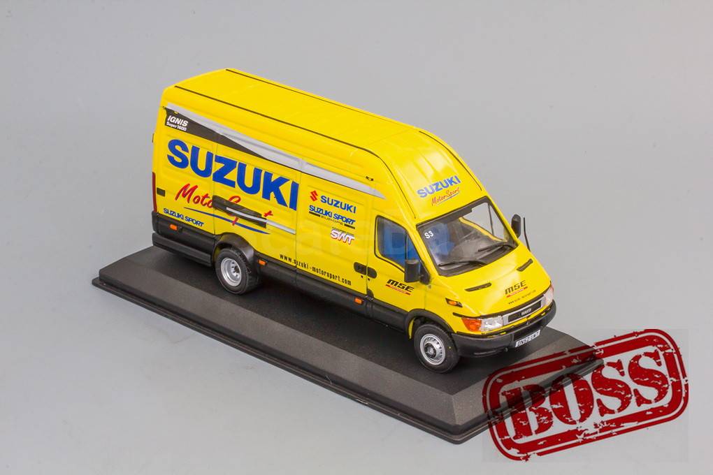 Camion Iveco Turbo Daily Série S Suzuki Motorsport 2007 - Modèle Réduit 1/43 Altaya