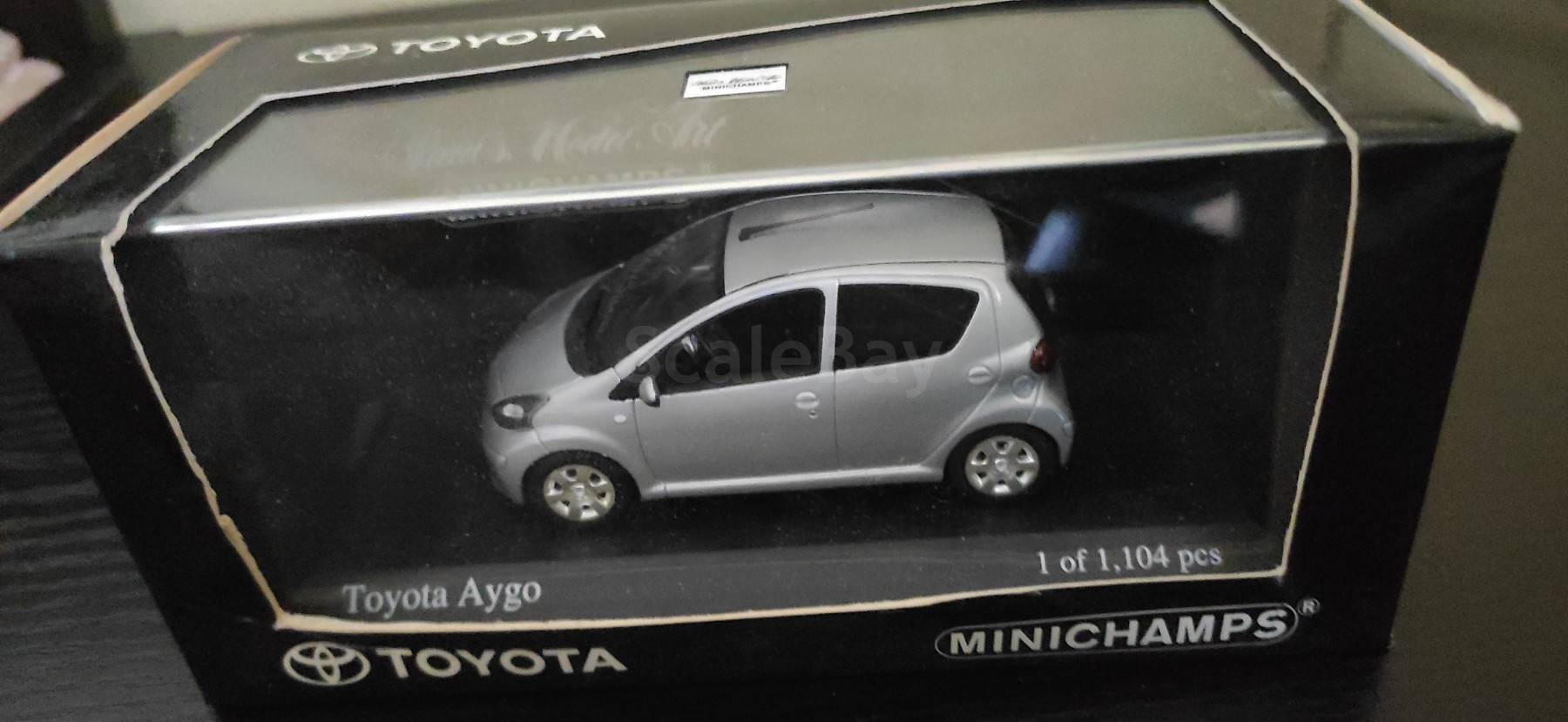400166401 Toyota Aygo AB10 Black Minichamps 1/43 4012138074019