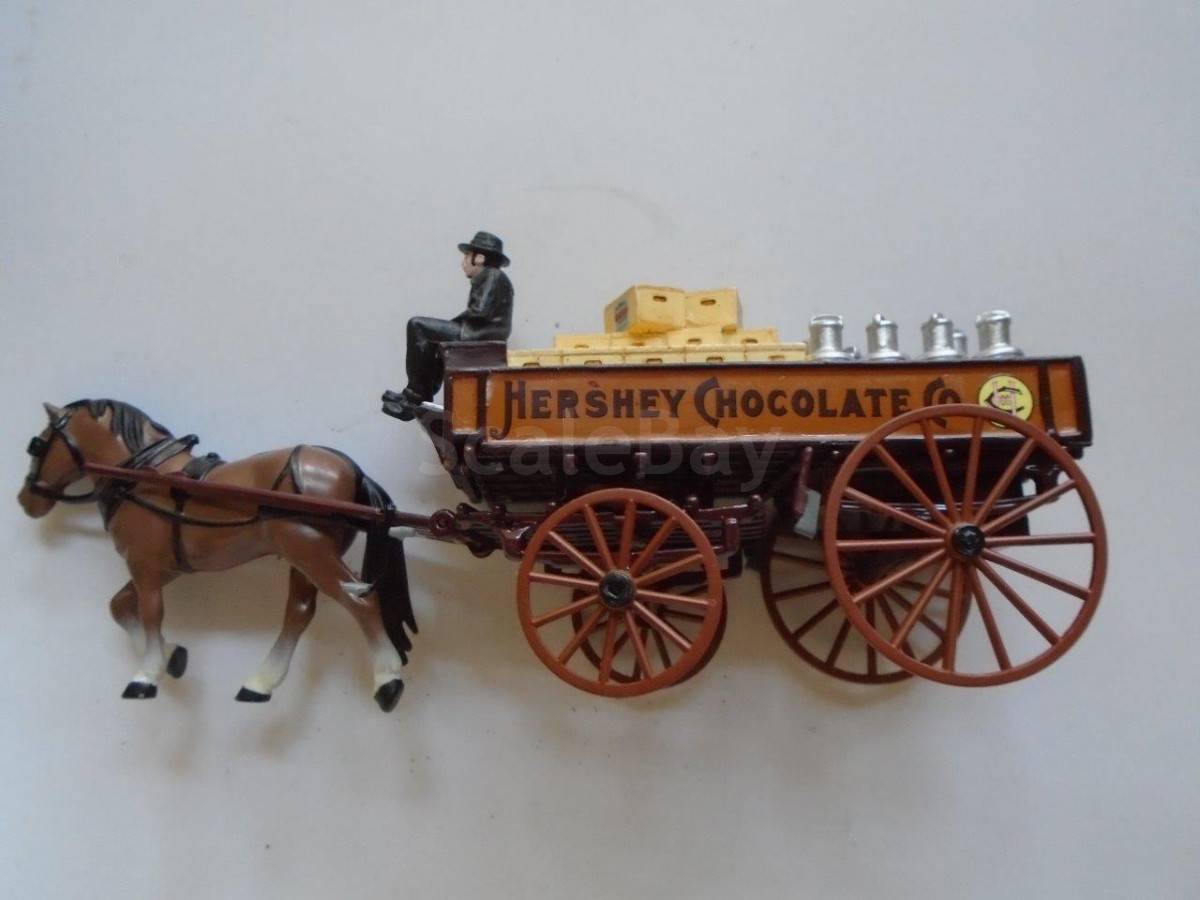 Matchbox Collectibles Platinum Edition 1/43 Horse Drawn Wagon Hershy