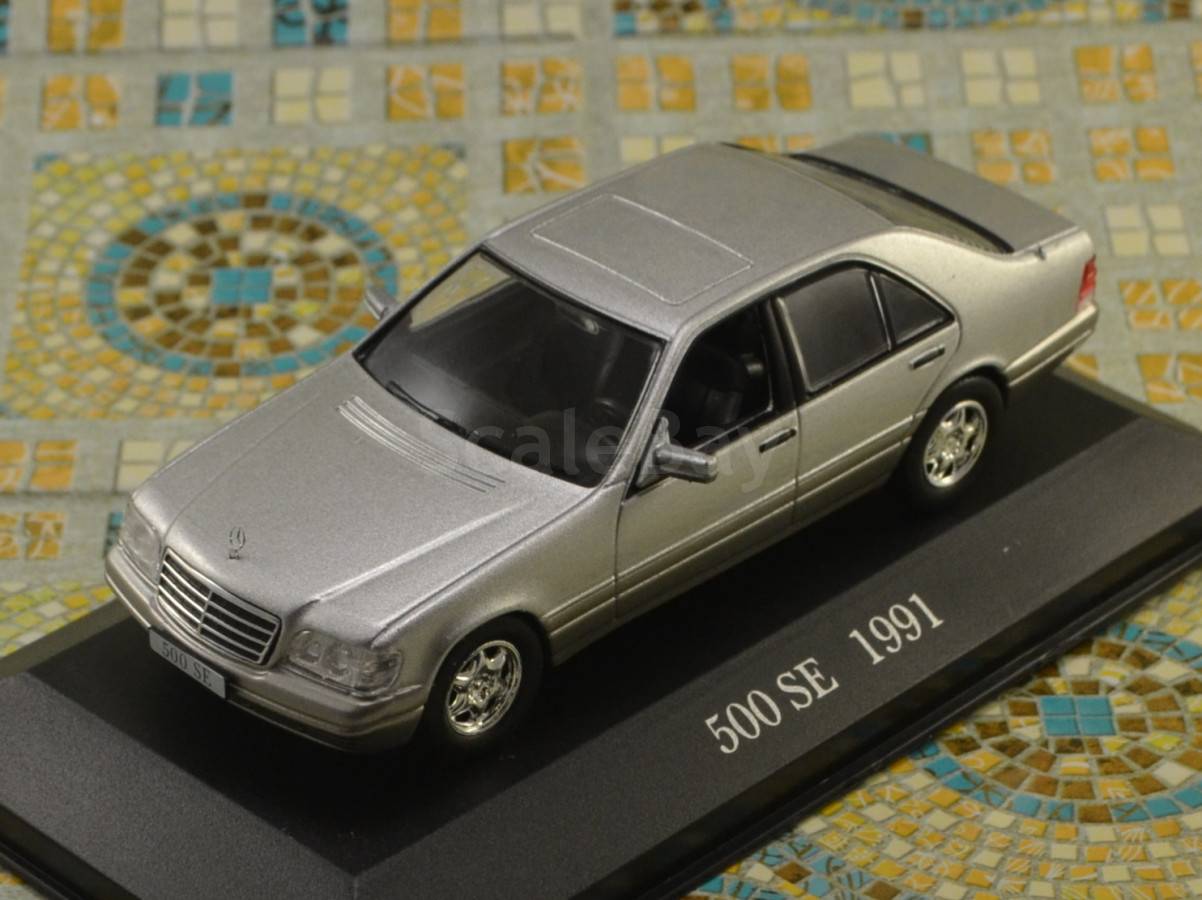 Miniature Mercedes 500 SE 1979 Marron Altaya 1:43 - Occasion, échelle 1/43