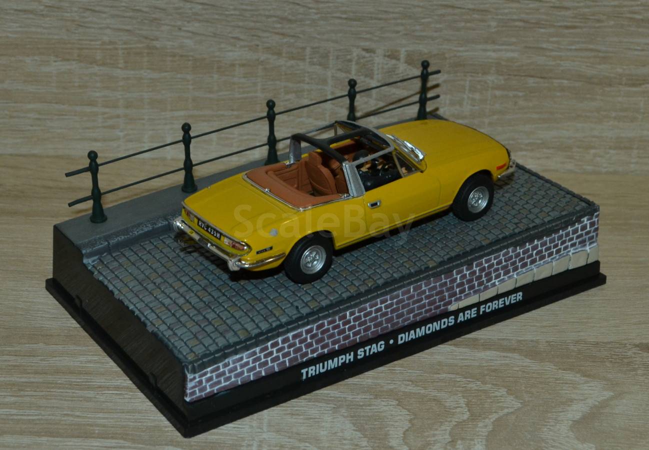 Figurine Triumph Stag James Bond - Échelle 1:43 - Eaglemoss - Neuf - Collection