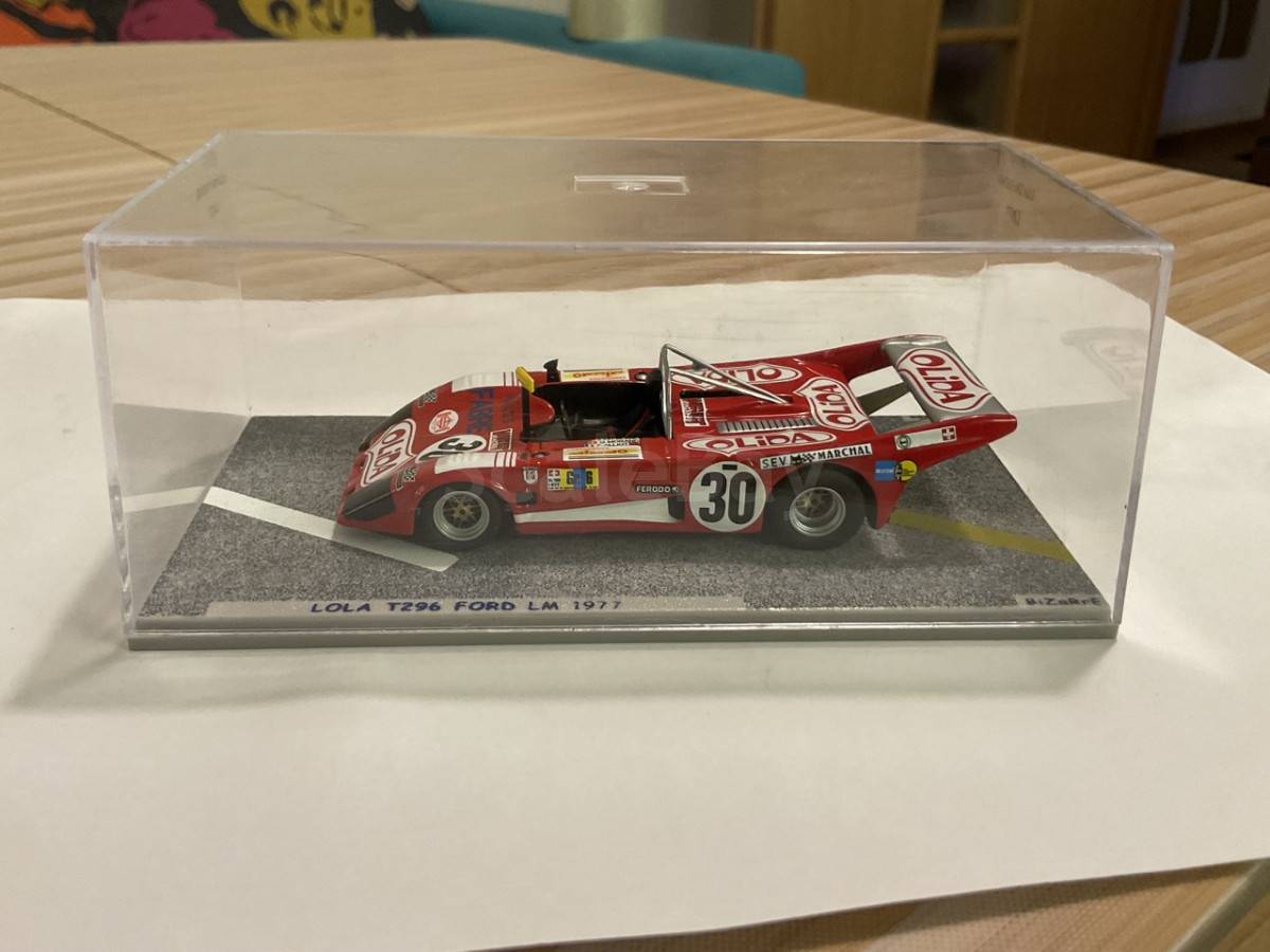 1/43 MRE model Lola T 296 from 1977 24 Hours Le Mans Car #30