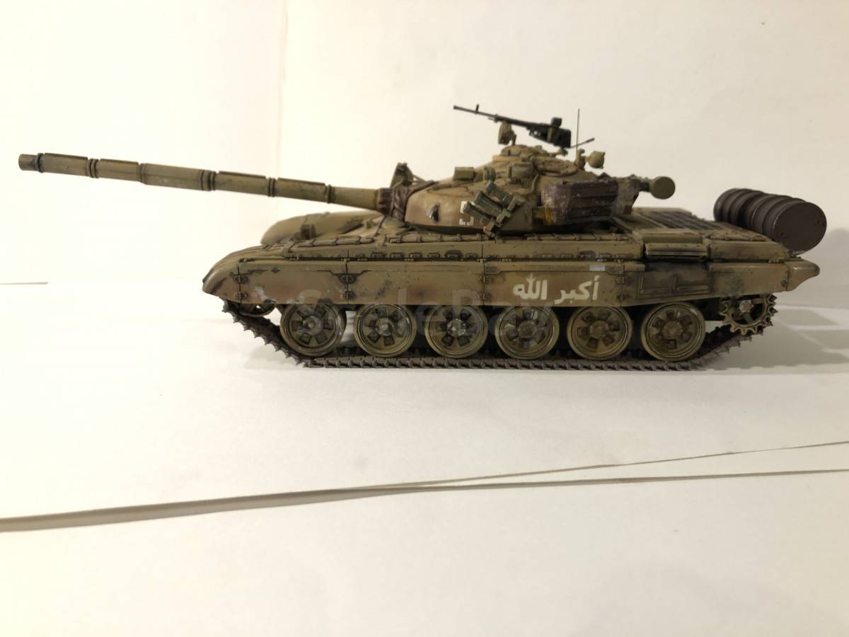 Модель танка Т-72 | Аукцион масштабных и сборных моделей