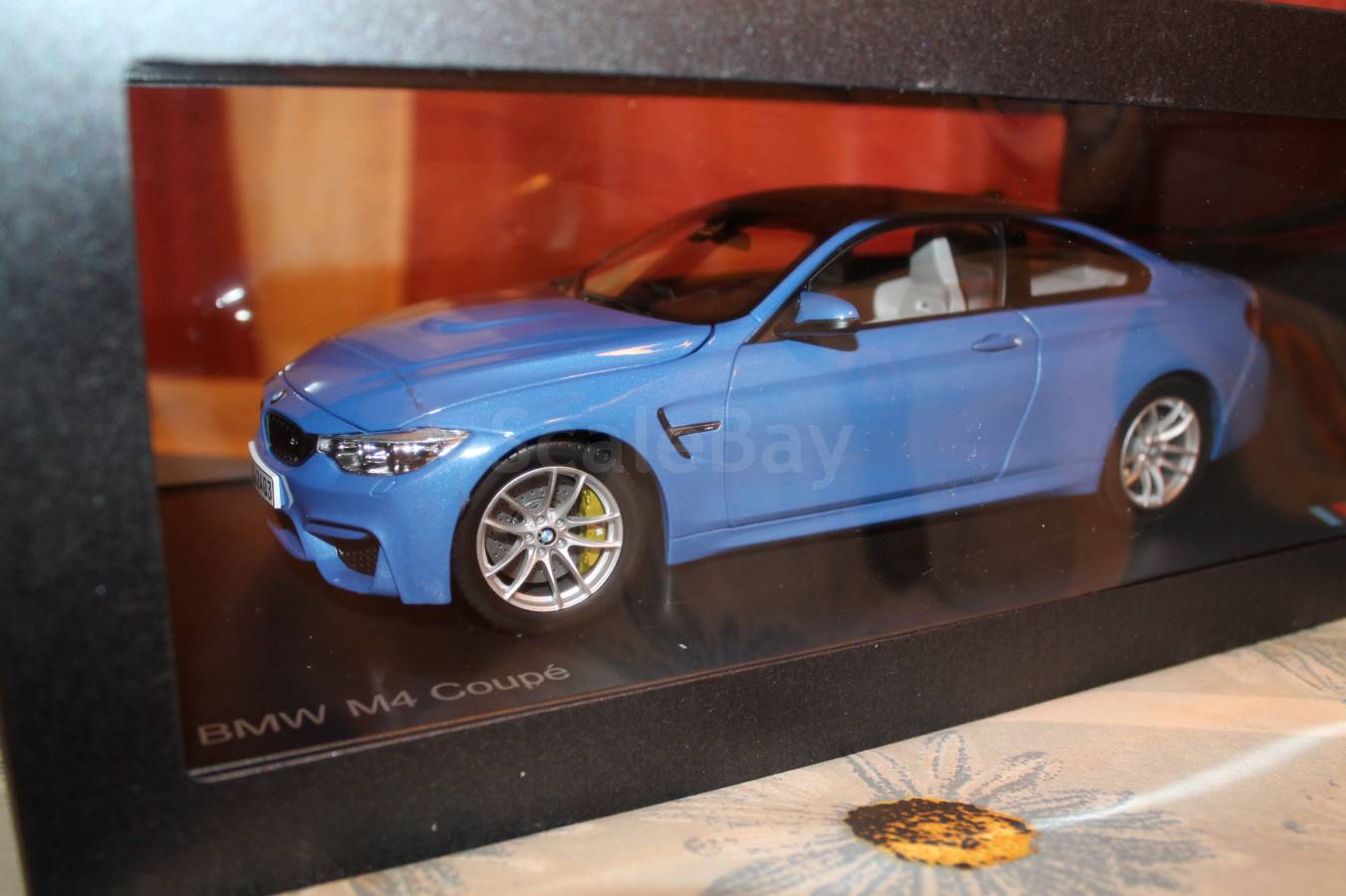 Bmw M4 F Coupe Year 14 Blue Metallic Aukcion Masshtabnyh I Sbornyh Modelej