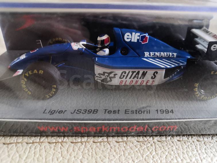 Modèle Réduit Spark 1/43 Ligier JS39B Test Estoril 1994 Michael 470373